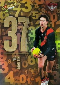 2023 Select AFL Footy Stars - Numbers #N60 Nic Martin Front